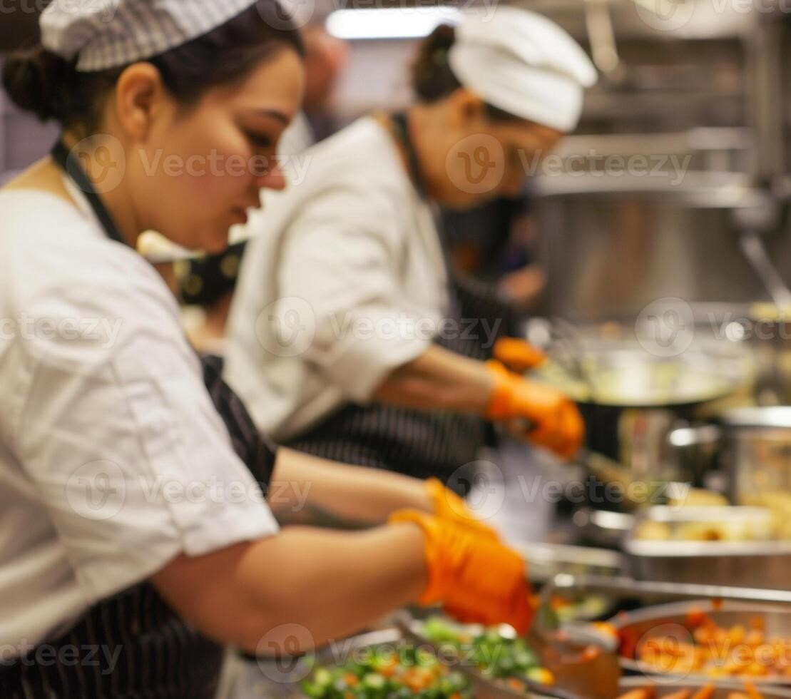 People cooking together