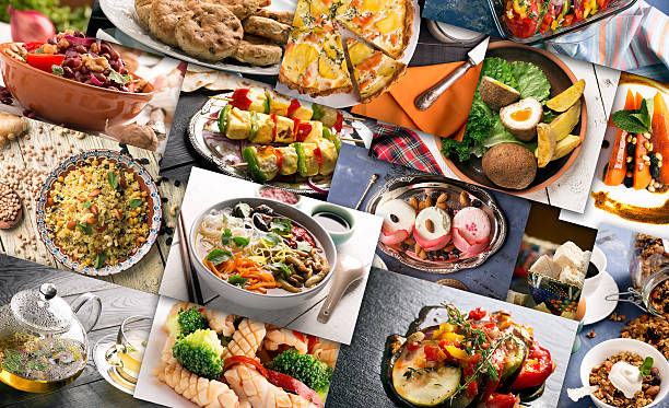 A variety of world cuisines